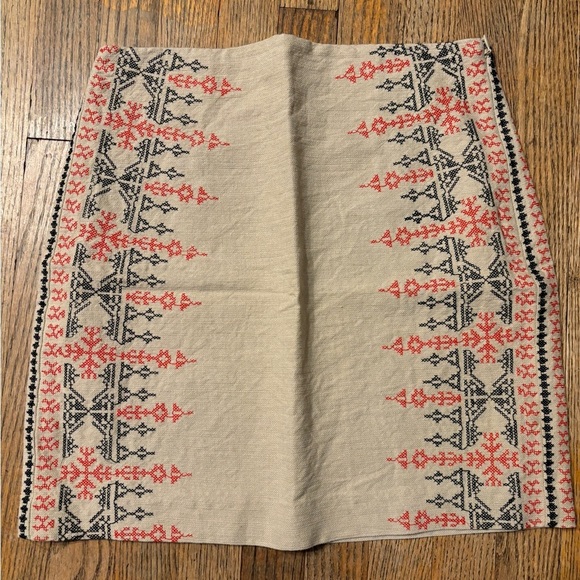 Loft Embroidered Pencil Skirt - Picture 2 of 7